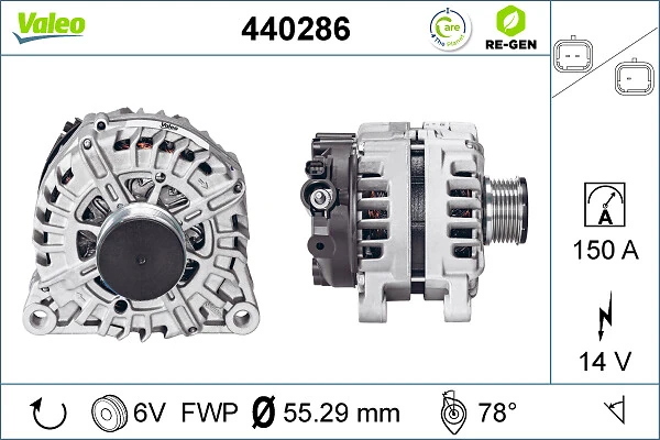 Купить 440286 VALEO Генератор