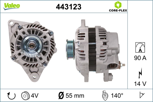 Купить 443123 VALEO Генератор