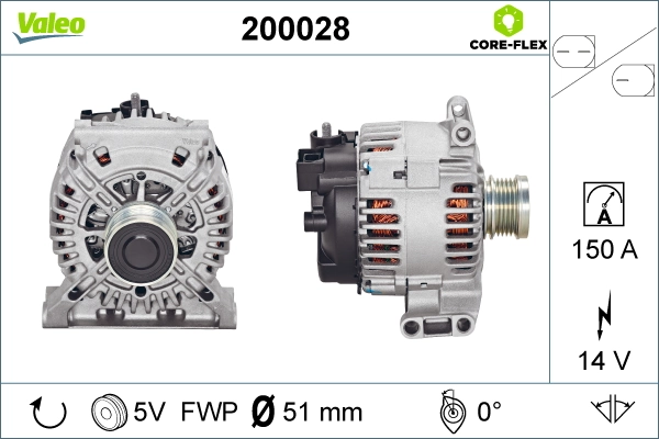 Купить 200028 VALEO Генератор