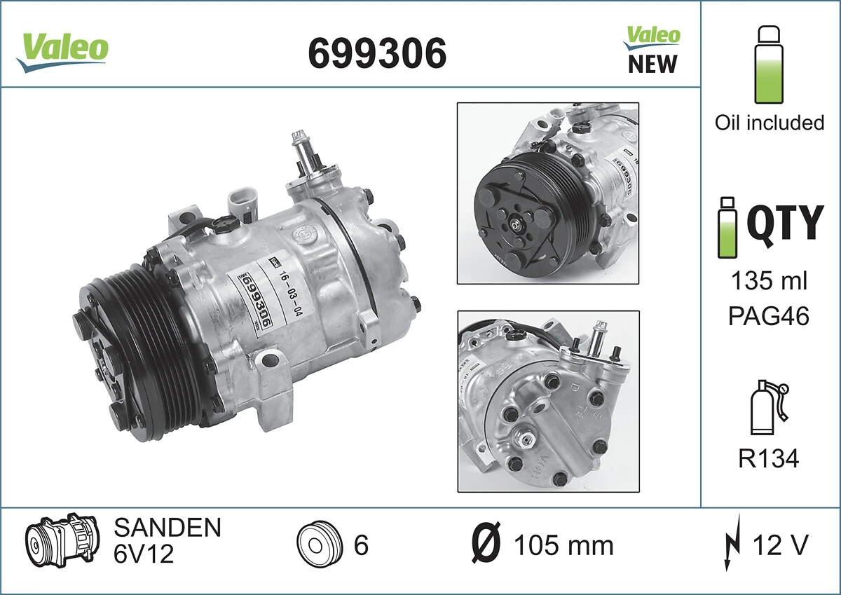 6854048 General Motors Компрессор хладагента