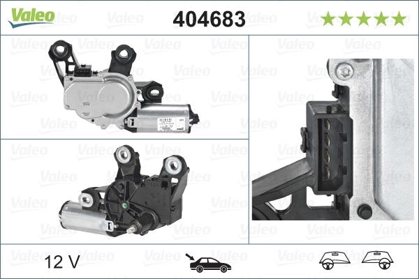 Моторчик заднего стеклоочистителя VALEO 404683
