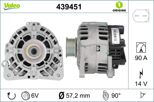 Купить 2542747A VALEO Генератор