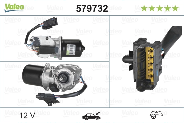 Купить 579732 VALEO Мотор стеклоочестителя