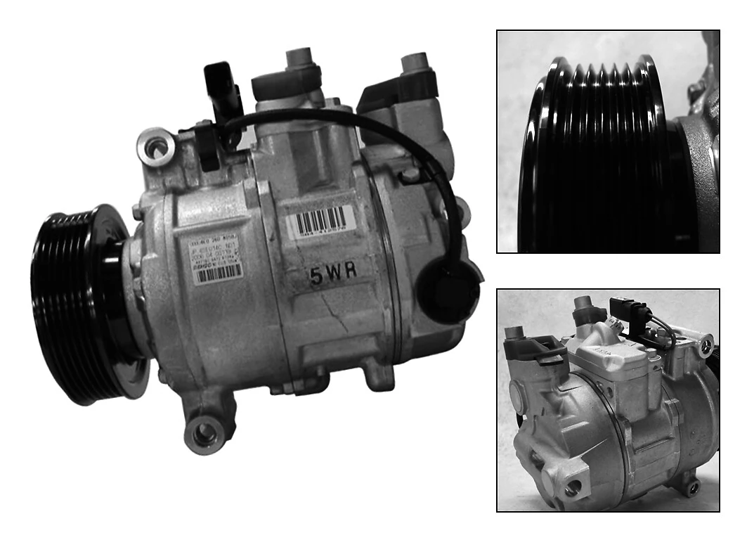 Compressor de aparelho de ar condicionado Audi Q7 4MB, 4MG, 4MQ