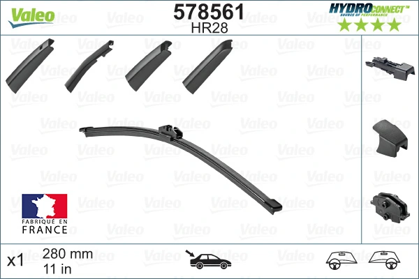 Задняя щетка VALEO 578561