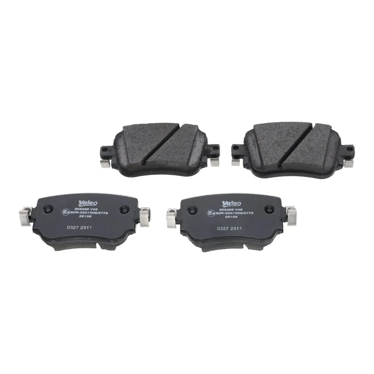 302265 VALEO Колодки тормозные дисковые комплект