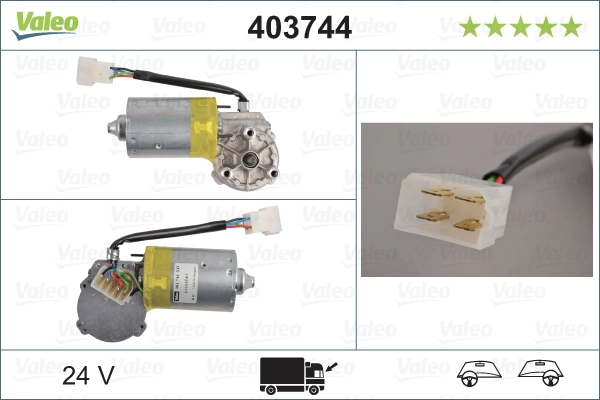 Купить 403744 VALEO Мотор стеклоочестителя