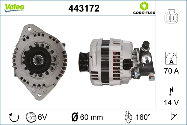 Купить 443172 VALEO Генератор