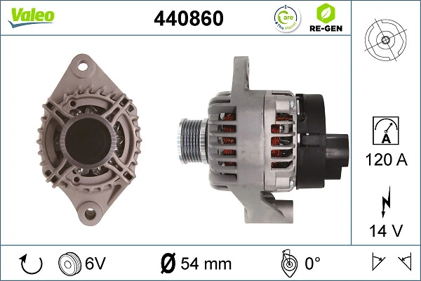 Генератор автомобиля Opel 95520024