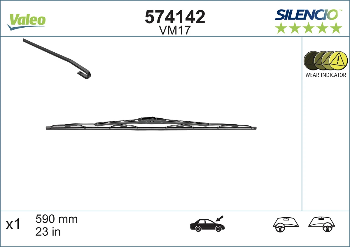 Дворники VALEO 574142 цена, от 16.58 USD