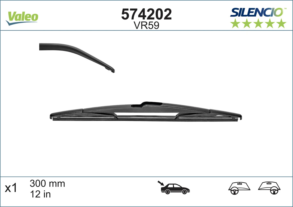 дворник заднего стекла VALEO 574202 цена, от 7.61 USD