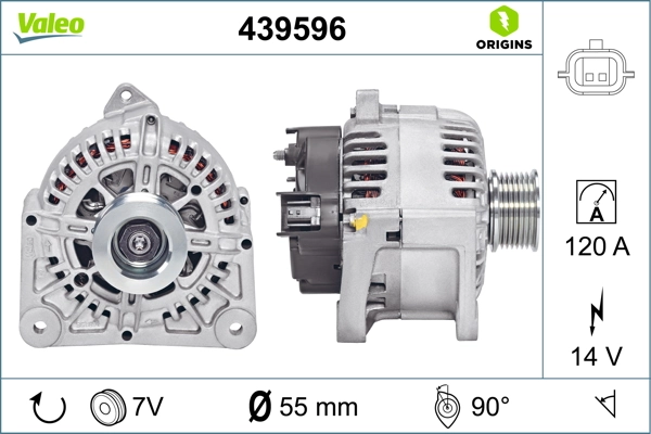 Купить 439596 VALEO Генератор