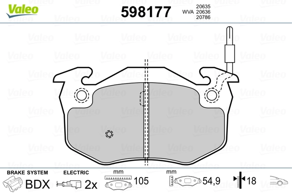 425091 Peugeot/Citroen Колодки передние