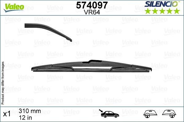 Дворник задний 574097 VALEO