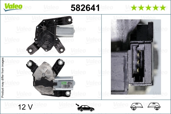 Моторчик заднего дворника 582641 VALEO