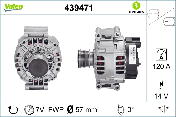 Генератор VALEO 439471