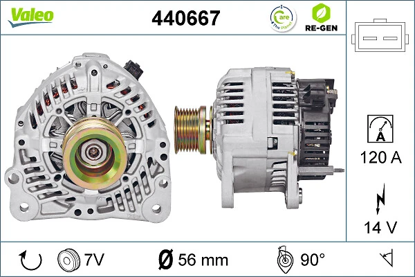 Купить 440667 VALEO Генератор