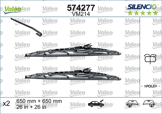 Дворники VALEO 574292 цена, от 13.16 USD