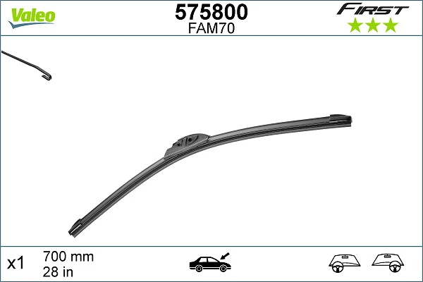 Купить 575800 VALEO Щетка-дворник лобового стекла водительская