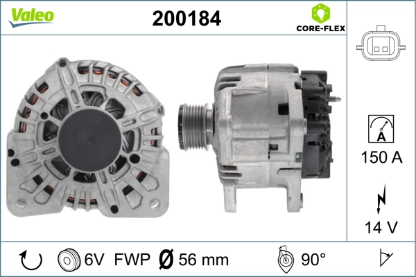 Генератор VALEO 200184