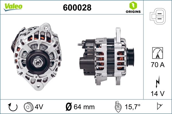 Купить 600028 VALEO Генератор