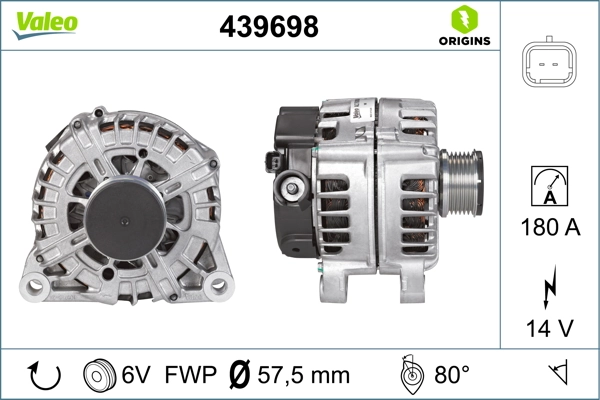 Купить 439698 VALEO Генератор