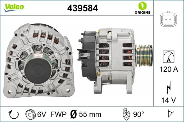Купить 439584 VALEO Генератор