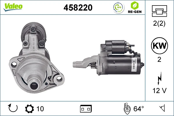 Купить 458220 VALEO Стартер