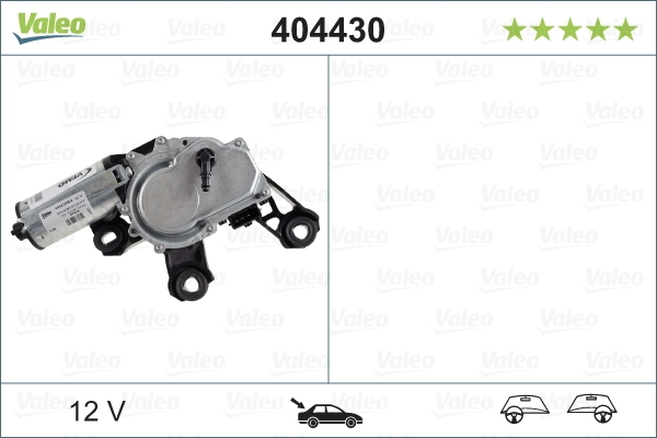 Купить 404430 VALEO Мотор стеклоочистителя заднего стекла