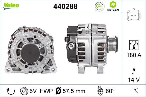 Купить 440288 VALEO Генератор