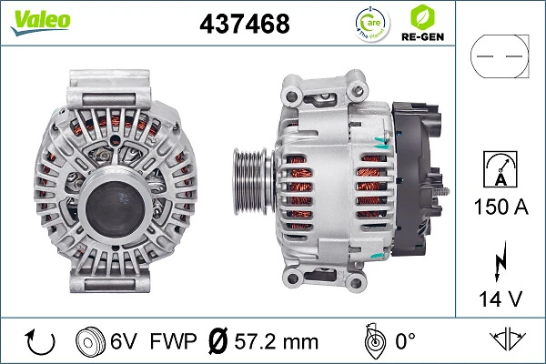 Купить 437468 VALEO Генератор
