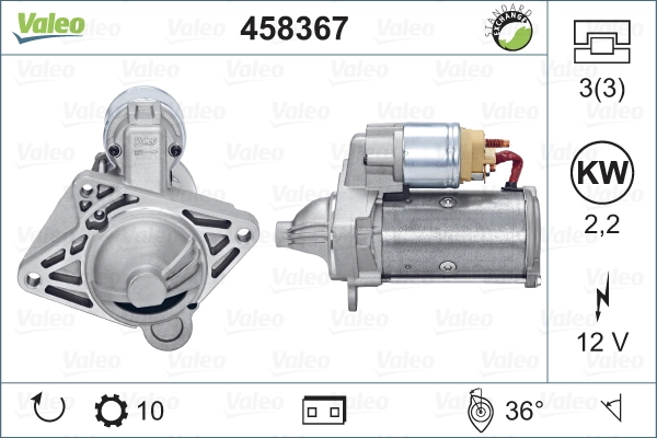 Купить 458367 VALEO Стартер