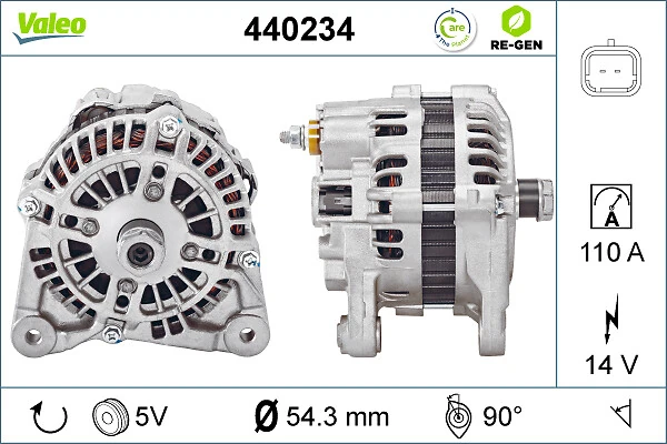 Купить 440234 VALEO Генератор