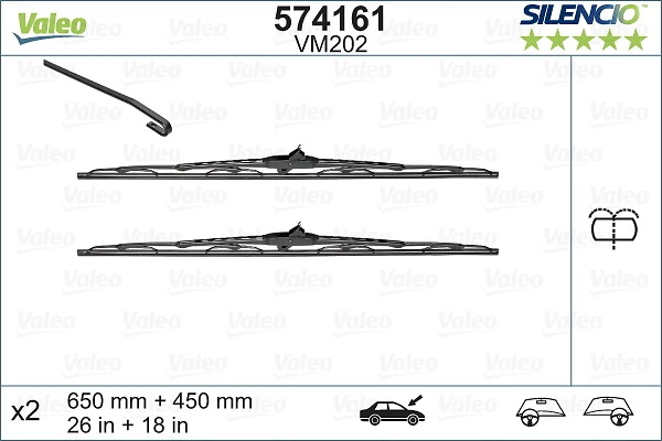 Дворники VALEO 574161 цена, от 21.60 USD
