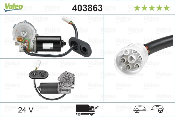 Мотор дворника VALEO 403863