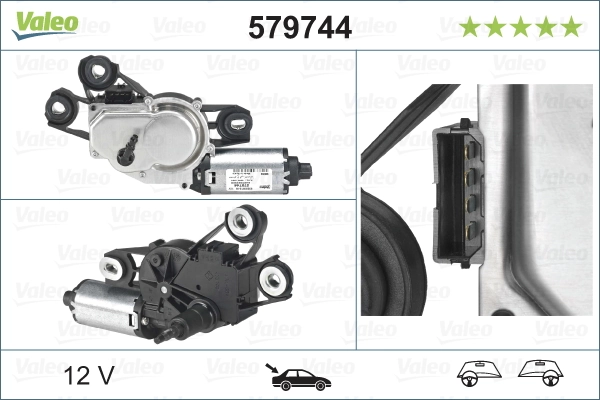 Моторчик заднего стеклоочистителя VALEO 579744