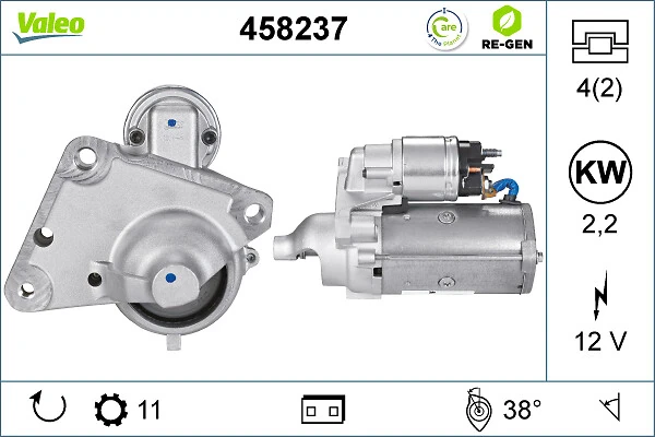 Купить 458237 VALEO Стартер