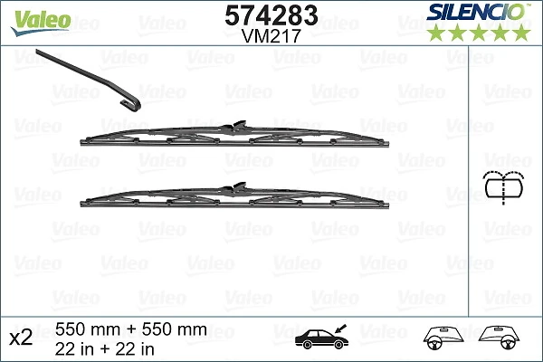 Дворники VALEO 574283 цена, от 19.77 USD