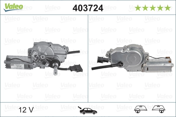Стеклоочиститель двери задка VALEO 403724 цена, от 68.96 USD