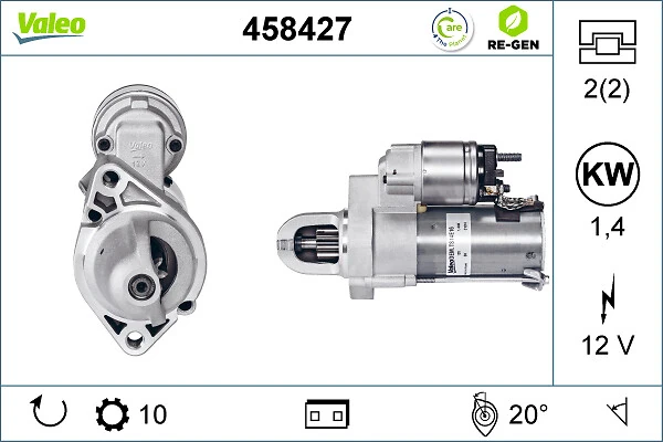 Купить 458427 VALEO Стартер