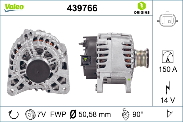 Купить 439766 VALEO Генератор