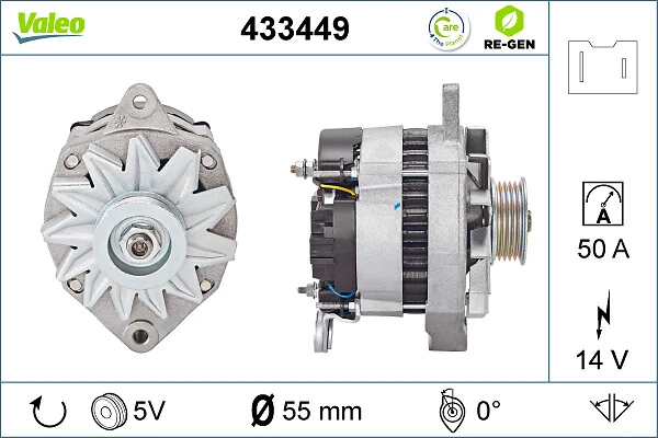 Купить 433449 VALEO Генератор