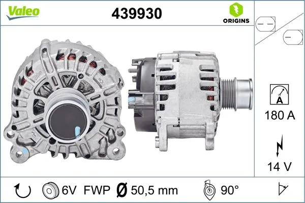 Генератор автомобильный на Skoda Kodiaq I NS6, NS7, NV7