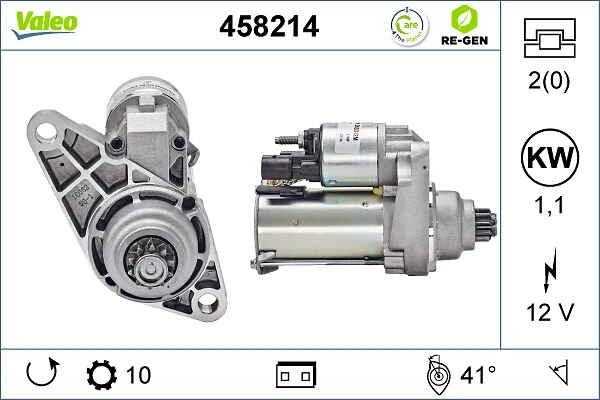Купить 458214 VALEO Стартер