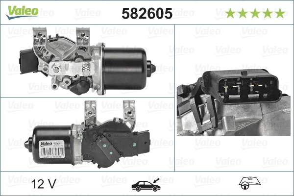 Мотор дворников 582605 VALEO