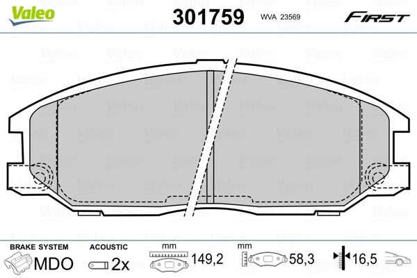 Колодки Mintye MP3423 цена, от 22.05 USD