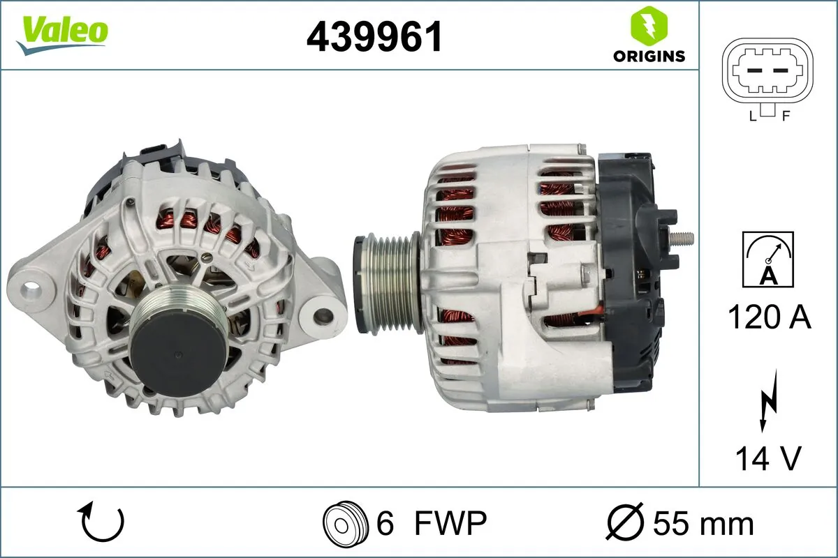 Купить 439961 VALEO Генератор