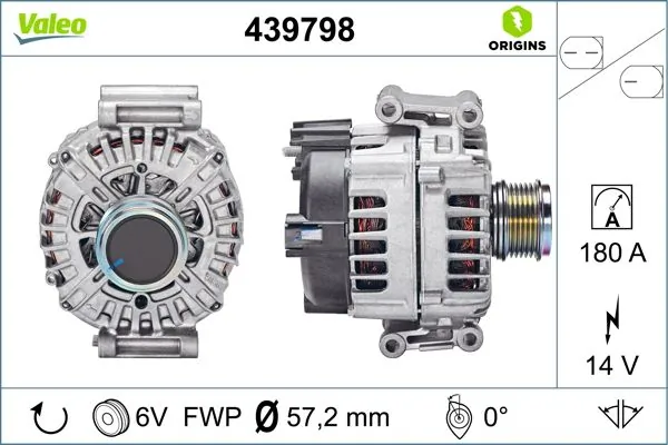 Купить 439798 VALEO Генератор
