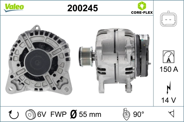 Купить Генератор Пежо 308 I 4A, 4C
