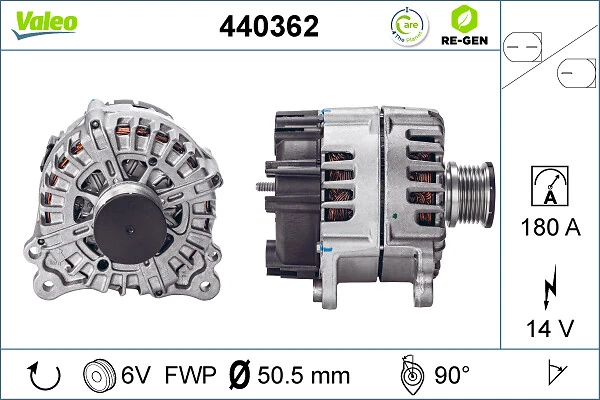 Купить 440439 VALEO Генератор